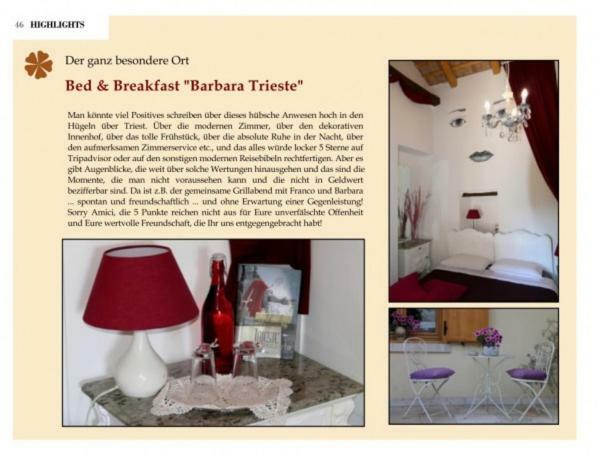 Bed & Breakfast Barbara Borgo Grotta Gigante Exterior photo